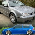 Led Side Marker Lights Replacement For V W Mk4 Jetta Gti Golf 1999-2006 Amber Front Bumper Turn Signal Light Kit Smoked Pair 