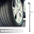 X Autohaux 2pcs 10-150psi Dual Head Truck Tyre Tire Air Pressure Gauge Grip For Bike Car Suv Large Vehicle Tester Silver Tone