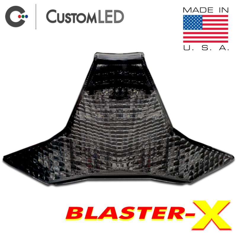 2021-2023 Kawasaki Zx-10r Zx-10rr Blaster-x Integrated Led Tail Light Smoked Lens