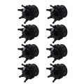 Usonline9 8 Pack Universal Chrome Crown Tire Valve Stem Caps Bling Handmade Crystal Rhinestone Fits For Cars Trucks Motorcycles