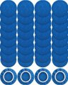 Tallew 40 Pcs 9 To 10 Inches Buffer Pads Bulk Car Polisher Bonnets Orbital Microfiber Polishing Pad Wax Cover For Cleaning And