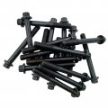 Fridayparts 18pcs Cylinder Head Bolt 8-97077638-0 8970776380 Compatible For Isuzu 4hk1 4he1 4 8l 5 2l Npr 1998-2009 Nrr