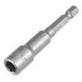 Fixinus Quick-change Nut Driver Bit 1 4 Hex Shank 8mm Magnetic Socket Metric Impact Drill 65mm Length
