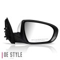 Ki1321169 Factory Style Passenger Right Side Mirror Power Folding Adjust Heated Glass Turn Signal Compatible With Optima 12-13