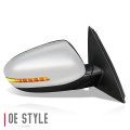 Ki1321169 Factory Style Passenger Right Side Mirror Power Folding Adjust Heated Glass Turn Signal Compatible With Optima 12-13