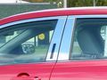 Qaa Is For 2010-2019 Ford Taurus 4 Piece Stainless Pillar Post Trim Includes Keyless Entry Touch Pad Pp50490 
