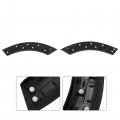Wflnhb 4pcs Rear Passenger Side And Driver Wheelhouse Molding Fender-flares Replacement For 2020 2021 Explorer