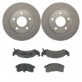 A-partrix 4 Front Replacement Brake Kit Rotors Metallic Pads Fits Oldsmobile 88 1994-1997 98 1994-1996 Aurora 1995-1996 Lss 