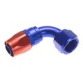 Red Horse Performance Double Swivel Hose End -04 An 90 Degrees And Blue Mlx-rhp1090-04-1-cl360a50 