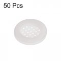 Uxcell Round Mesh Hole Air Vents Plastic Vent White Cover 29mm Dia 3mm Height For Cupboard Shoebox 50pcs