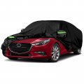 Waterproof Car Cover Replace For 2004-2023 Mazda 3 Sedan 310d Oxford Fabric Pu Coating Custom-fit All Weather Covers With 