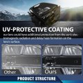 Fog Light Led Daytime Running Lamps Assembly White Drl Pair For Kia Sportage 2020-2022 Black
