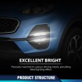 Fog Light Led Daytime Running Lamps Assembly White Drl Pair For Kia Sportage 2020-2022 Black