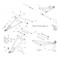Polaris Rzr Control Arm Front Lower Right Hand Matte Black Genuine Oem Part 1018212-458 Qty 1