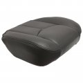 Secosautoparts Driver Passenger Side Bottom Dark Gray 692 69i Replacement Leather Seat Cover Compatible With Chevy Silverado