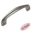 Cosmas 9230sn Satin Nickel Cabinet Hardware Rope Handle Pull 3-3 4 96mm Hole Centers 10 Pack 