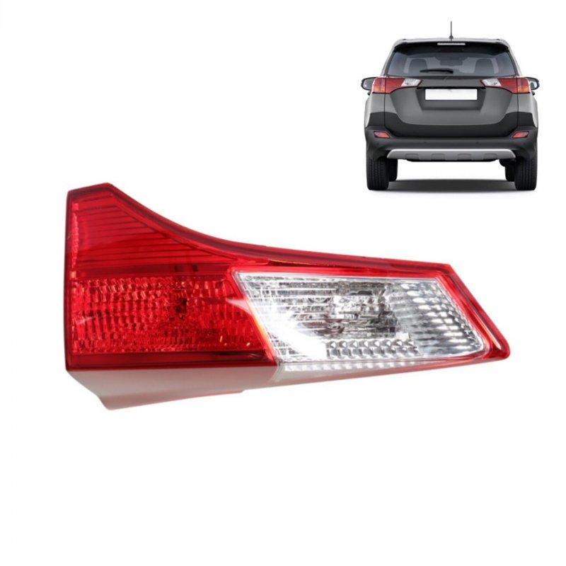 Inner Tail Light Assembly With Bulb Driver Side For 2013 2014 2015 Rav 4 To2802126 815900r010 Replacement Rear Left Lamp