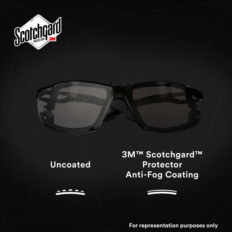 Securefit 3m Safety Glasses 500 Series 20 Pack Impact Rated Ansi Z87 Adjustable Ratchet Temples Sporty Protective Eyewear
