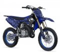 2002-2014 Yz 85 Flaming Gearhead Blue Senge Graphics Base Kit For Yamaha 