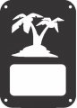 Jeeptails Island Palm Tree Tail Lamp Light Covers For Jeep Jk Wrangler Black Set Of 2 