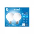 General Electric Refresh Hd Daylight 60w Clear G25 2-pack