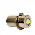 Hqrp 2-pack Led Upgrade Bulb Compatible With Makita 192546-1 A-90261 A-90233 Ml902 Ml702 Ml120 Ml180 Flashlight 180lm 6-24v