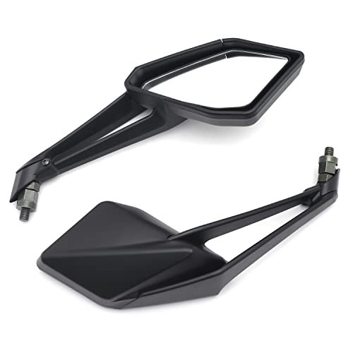 Left Right Side Black Rear View Mirrors For Z1000 2014 2021 Convex Glass Motorcycle Mt252-040-bk