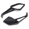 Left Right Side Black Rear View Mirrors For Z1000 2014 2021 Convex Glass Motorcycle Mt252-040-bk