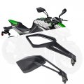 Left Right Side Black Rear View Mirror For Kawasak Z1000 Z 1000 2014-2021 2015 P N Mt252-040-bk 