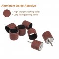 Uxcell 30 Pcs 1-1 2 Inch Sanding Sleeves Sandpaper Set 0 Grit With 2 1 Drum Mandrels For Rotary Tools