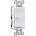 Pass Seymour Tm811wcc6 Decorator Combination Single Pole And Easy Install White 
