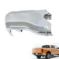 Chrome Rear Lh Step Bumper End Cap Face Bar Cover Without Park Assist Sensors Hole 2pcs Replacement For Ranger Pickup 4-door 