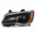 Kuafu Headlight Assembly Left Compatible With 2012-2014 Chrysler 300 Projector Headlamp Driver Side Replacement For Ch2502235
