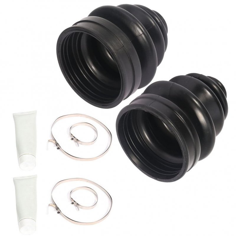 Powersports Axles Pair Outer Inner Cv Boot Fit For Honda Yamaha Foreman 450 Kodiak 400