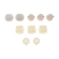 Windshield Wiper Linkage Bushing Assortment For Ford F150 F250 1991 To 1996 White Nylon Plastic 10 Piece Set Alx Pau Mm 49447 