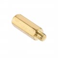 Uxcell M3x14mm 3mm Male-female Brass Hex Pcb Motherboard Spacer Standoff For Fpv Drone Quadcopter Computer Circuit Board 30pcs