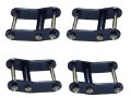 Heavy Duty Leaf Spring Shackle Kit 4 Piece 3 4-inch Lift For 1987-1995 Jeep Wrangler 