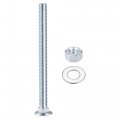 Uxcell 3 8-16 X 5 Square Neck Carriage Bolts With Nuts Washers Carbon Steel Coach Bolt Screws 4sets