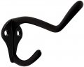 Cosmas 10 Pack 32188fb Flat Black Coat Hat Hook 