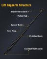 Aintier Automotive Replacement Shock Lift Supports Fit For Chevrolet Traverse 2009-2015