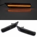 Nslumo Led Side Marker Lights For Porsche 1997-2004 986 Box Ster 996 Carrera 911 Smoked Lens Amber Front Bumper Turn Signal