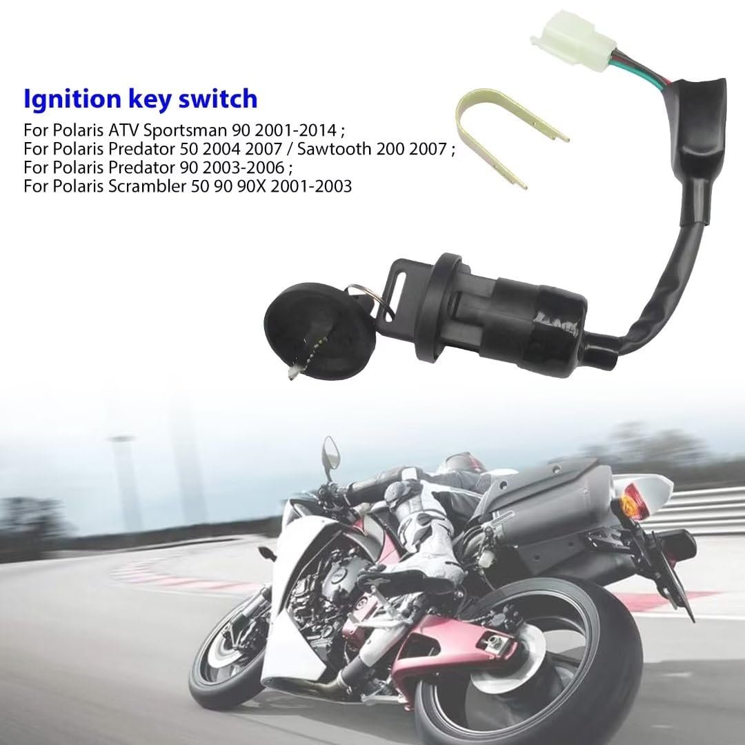 Premium Ignition Key Switch Fits For Polaris Sportsman 90 2001-2014