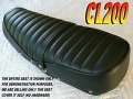 New Replacement Seat Cover Fits Cl200 1974 Honda Cl 200 Scrambler 118