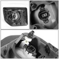 Auto Dynasty Compatible With Gmc Sierra 2500hd 3500hd Pair Of Bumper Driving Fog Lights Switch Smoked Lens