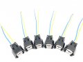 6pcs Fuel Injectors Harness Connector Plug Replacement For Nissan Frontier 3l 2002-2004 Xterra 2 4l 3 16600-38y10 16600-5s700