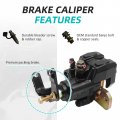 M Mati Rear Brake Caliper Assembly With Parking For Honda Trx250x Trx300ex Trx300x Fourtrax Sportrax Bracket Pads 43250-hm3-305