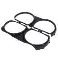 Motoku Headlight Bezel Covers Black For Dodge Challenger 2015-2021