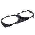 Motoku Headlight Bezel Covers Black For Dodge Challenger 2015-2021