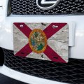 Graphics More Rustic Florida State Flag Distressed Usa Novelty Metal Vanity Tag License Plate