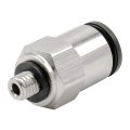 Baomain 5mm Male Thread 6mm Push In Joint Pc6-m5 Pneumatic Connector Quick Fittings Pack Of 5